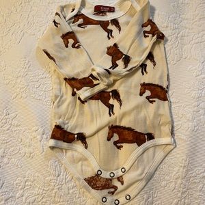 Milkbarn Horse One Piece Bodysuit